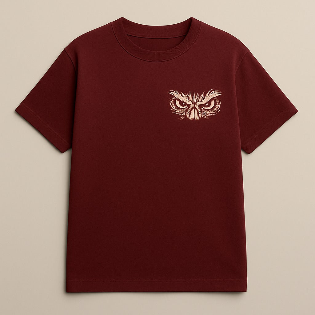 Maroon Tiger Graphic T-Shirt – Unisex Bold Streetwear Tee