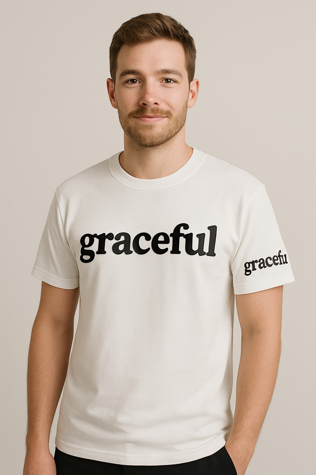 Oversized minimal printed t-shirt