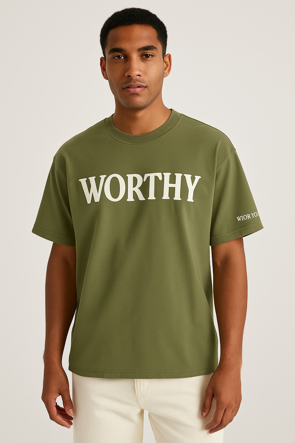 Oversized minimal printed t-shirt