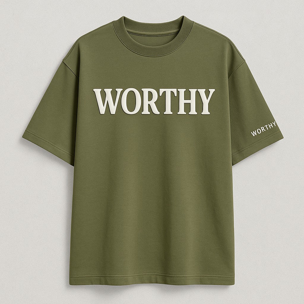 Oversized minimal printed t-shirt